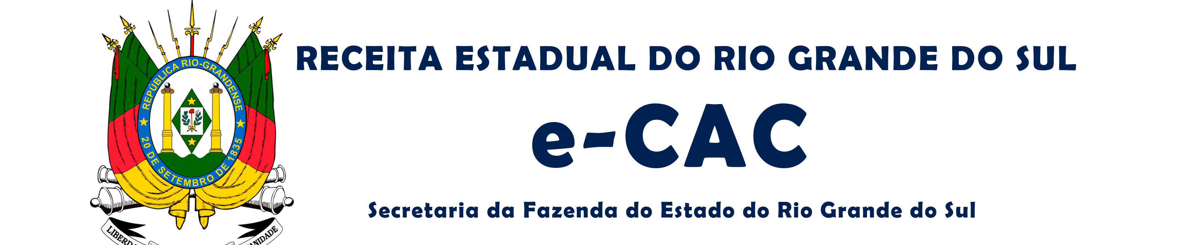 Link de acesso para o portal e-CAC da Receita Estadual do Rio Grande do Sul 